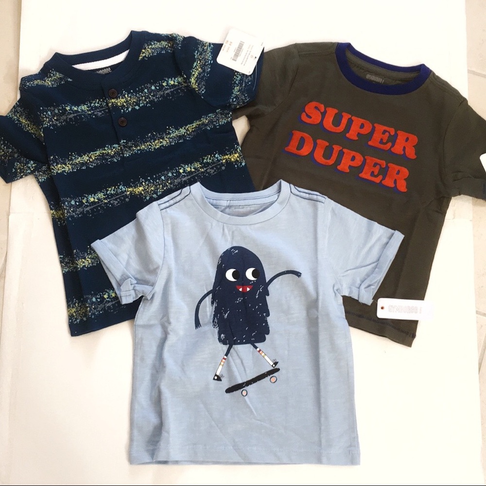 🔹NWT Lot of 3 Gymboree short sleeve Tees toddler 2T